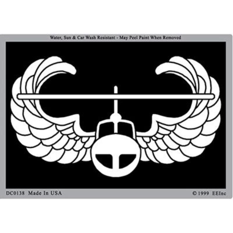 DC0138 Sticker - Army, Air Assault - 3 x 4.25 in.