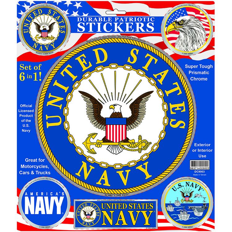 DC9003 Sticker - USN Logo Pack - Set of 6