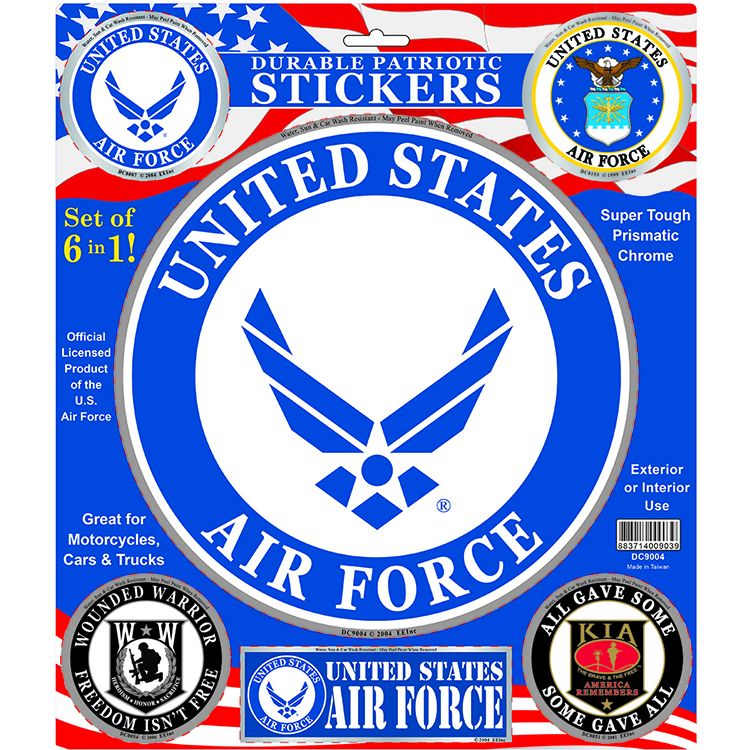 DC9004 Sticker - USAF Symbol Pack - Set of 6