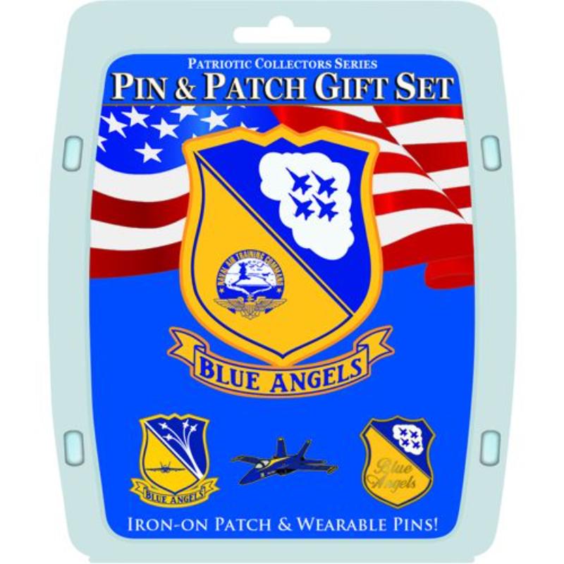 DIS0022 Gift Set - USN Blue Angels - 3 Pins & 1 Patch