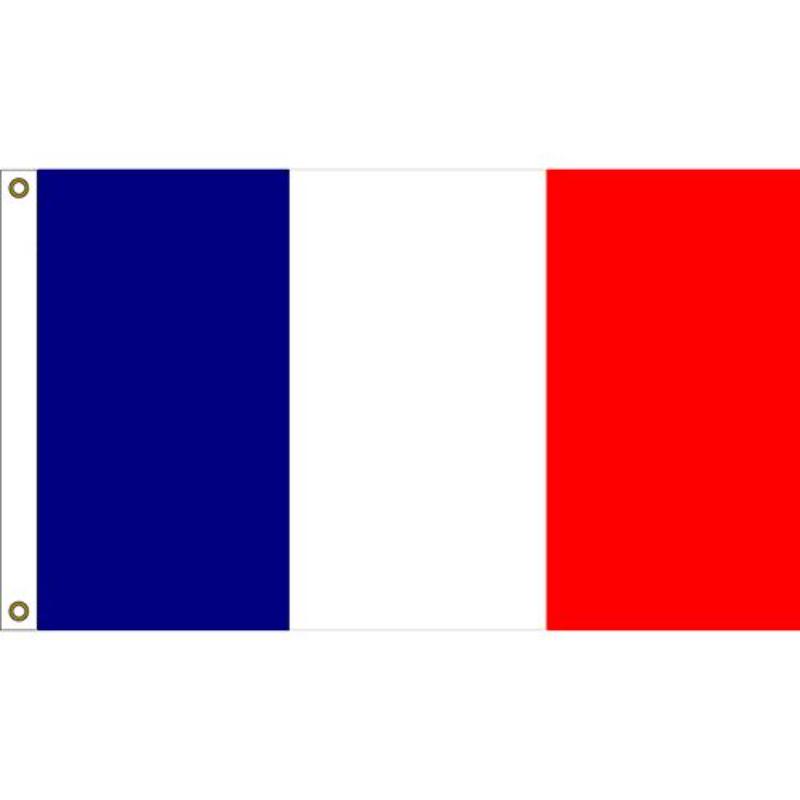 France Flag - 3 x 5 ft. - Durable Fabric - Vibrant Design