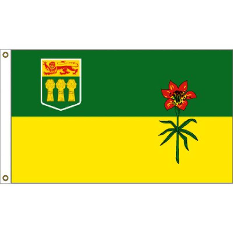 F1126 Flag - Canada, Saskatchewan - 3 x 5 ft.