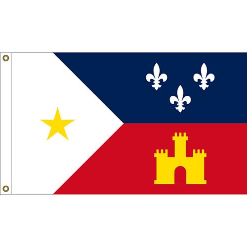 F1140 Flag - Acadiana - Louisiana - 3 x 5 ft.