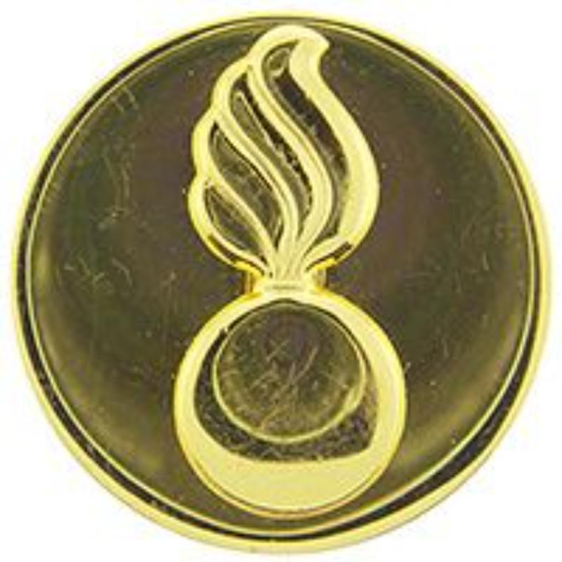 Pin - Army - ENL - Ordnance - Gold - 1 in.