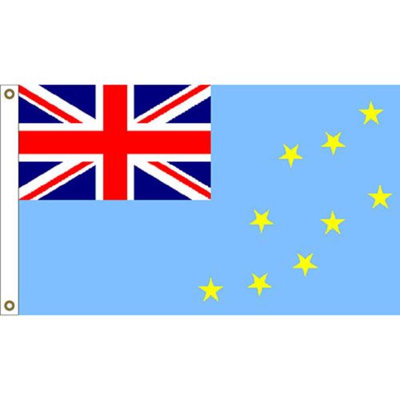 F1264 Flag - Tuvalu - 3 x 5 ft.