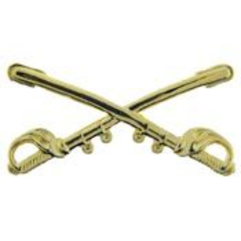 Army Cavalry Swords Pin - Gold - 1.5 in. - Durable Design