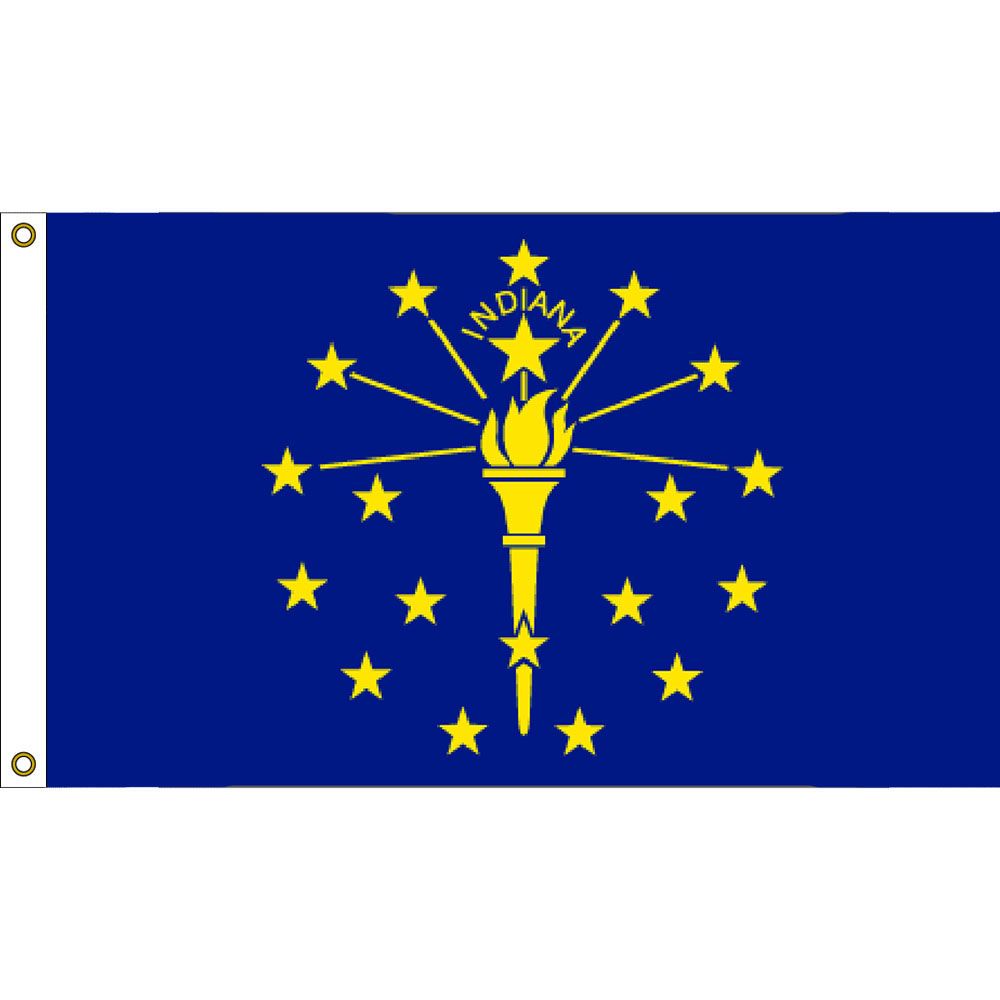 F1515 Flag - Indiana - 3 x 5 ft.
