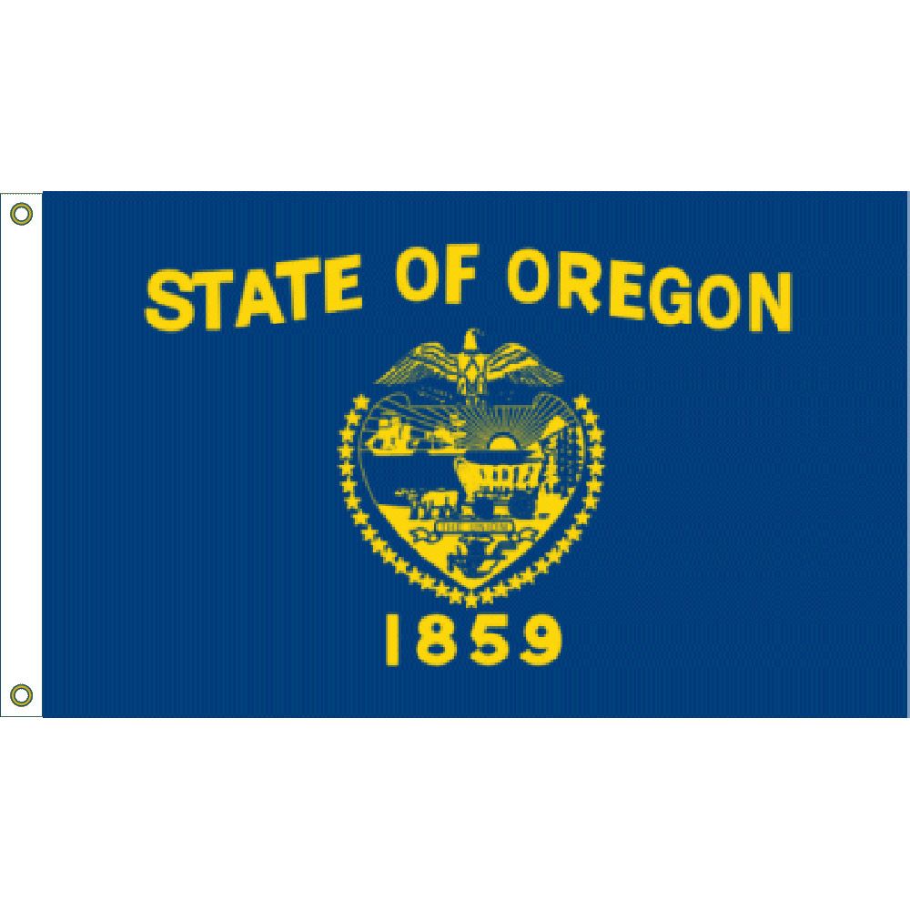 F1538 Flag - Oregon - 3 x 5 ft.