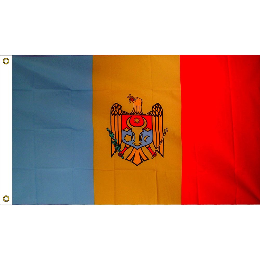 F1846 Flag - Moldova - 3 x 5 ft.