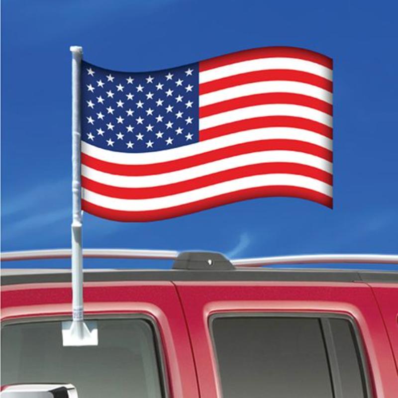F9715 Flag - Car, USA - 12 x 18 in.