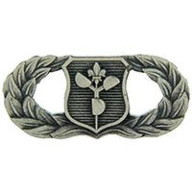 P12101 Mini Wing Pin - USAF, Meteor, Basic - Pewter - 0.88 in.