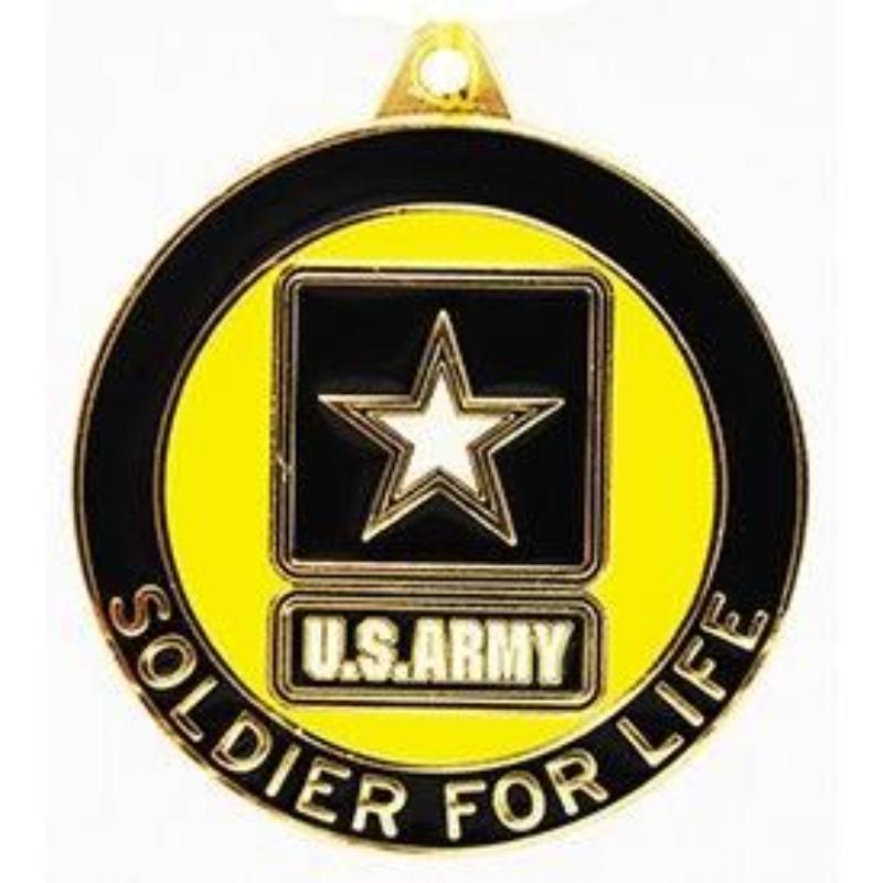KC2156 Key Ring - Army SFL - Bright-Shine - 1.5 in.