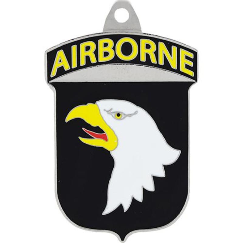 KC2524 Key Ring - Army, 11St Airborne - Bright-Shine - 1.5 in.