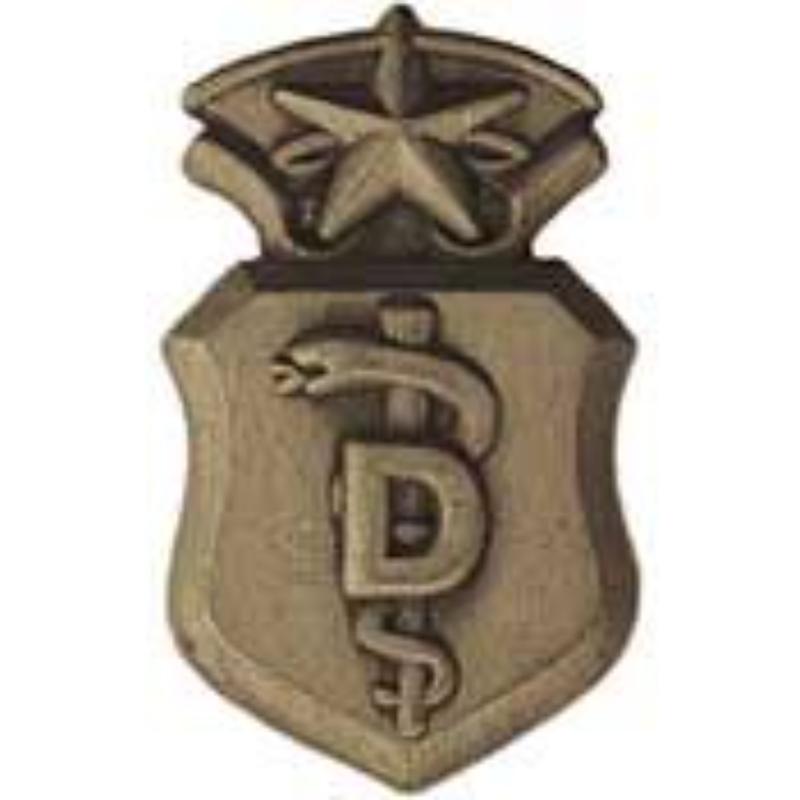 P12118 Pin - USAF, Dental, Master - 1 in.