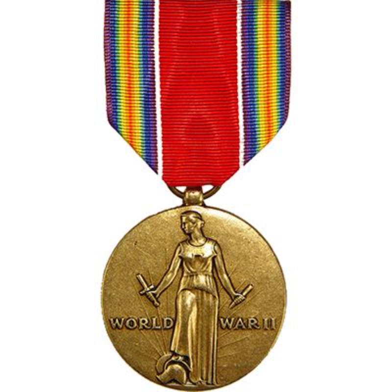 M0052 Medal - World War II, Victory & Service - 2.88 in.