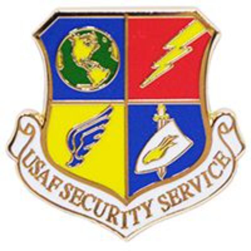 P12309 Pin - USAF, Security Service - 1.125 in.