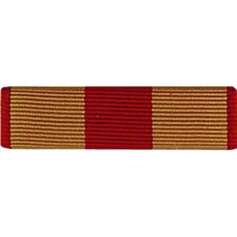 USMC Expeditionary Ribbon - Red/Gold - 1.44 in. - Durable Material