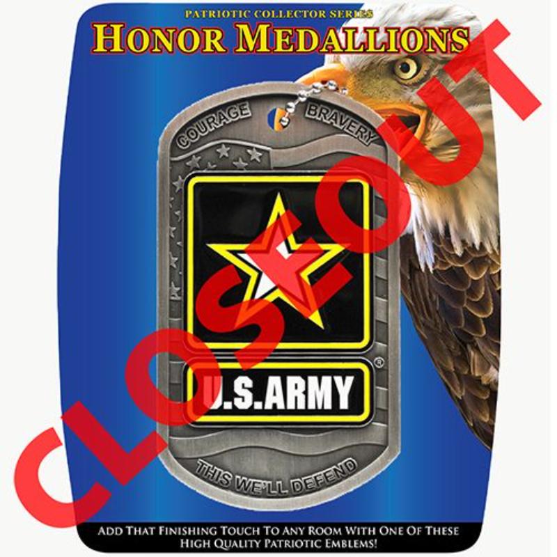 MD1009 Medallion - US Army - 6.23 in.