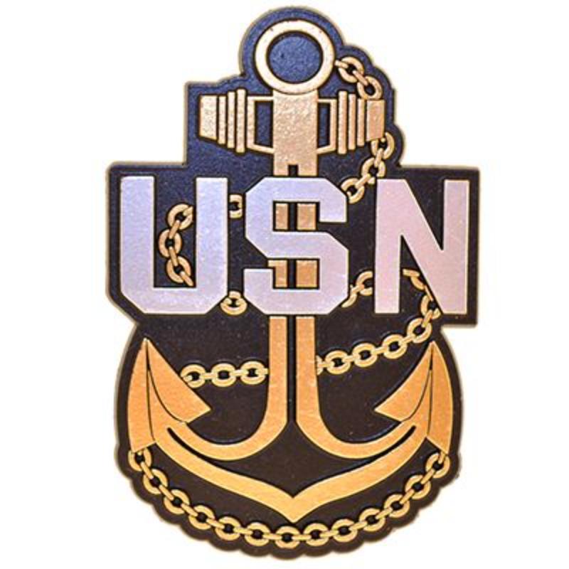 MG0110 Magnet - USN, Anchor - 3 in.
