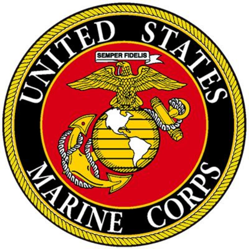 MG0805 Magnet - USMC Button - 3 in.