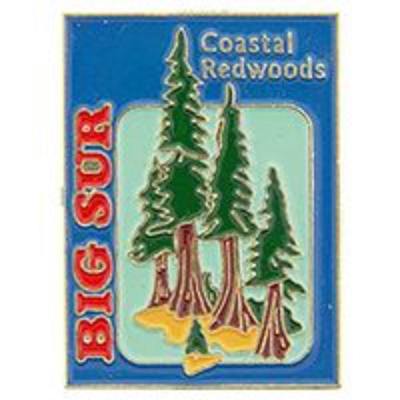 P00147 Pin - Ca, Big Sur, Redwoods - 1 in.