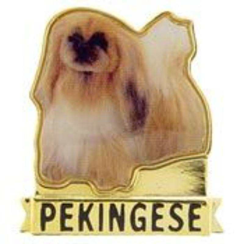 P00318 Pin - Dog, Pekingese - 1 in.