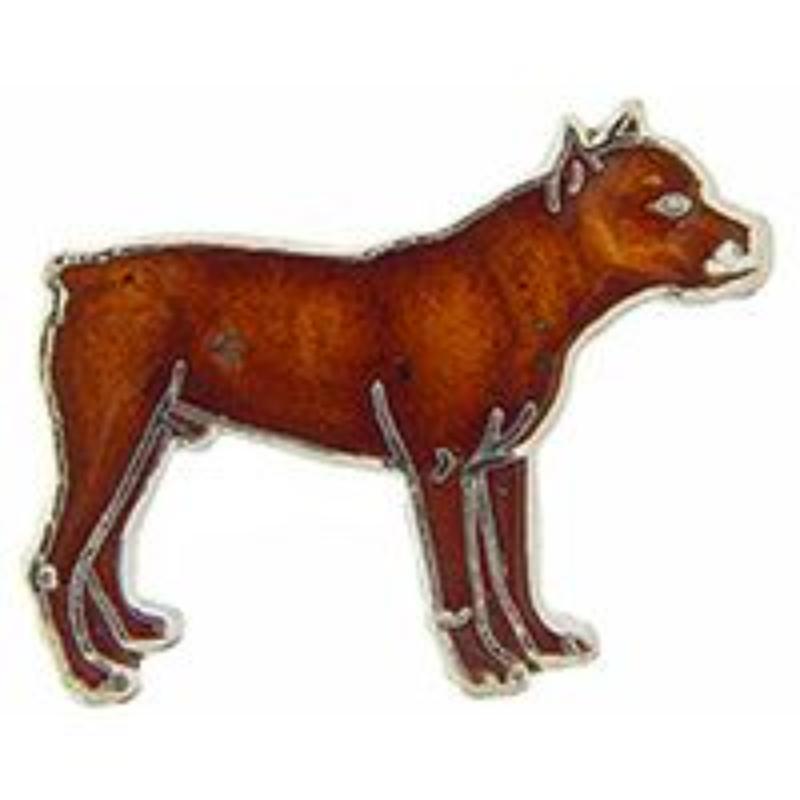 P00357 Pin - Dog, Pit Bull - 1 in.
