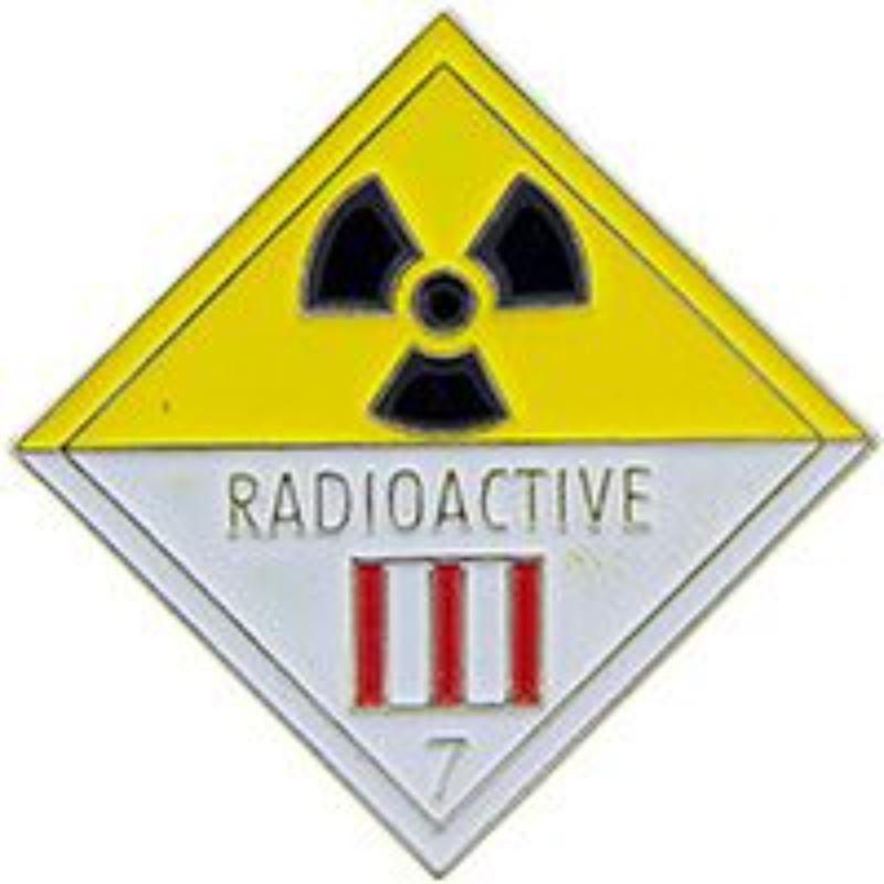 P00657 Pin - Radioactive - 1 in.