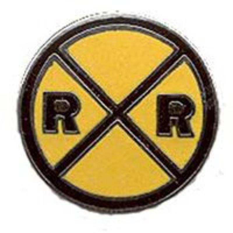 P01259 Pin - RR, Crossing Sign - 1 in.