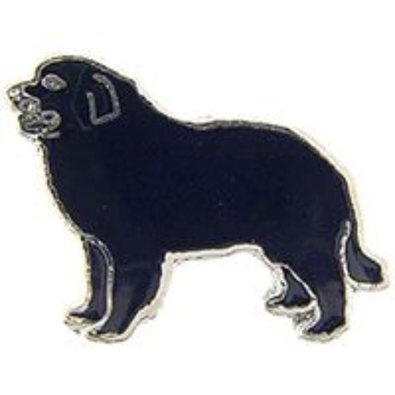 P01593 Pin - Dog, Foundland - 1 in.