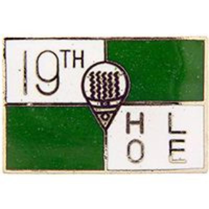 P01814 Pin - Golf, 19th Hole - 1 in.
