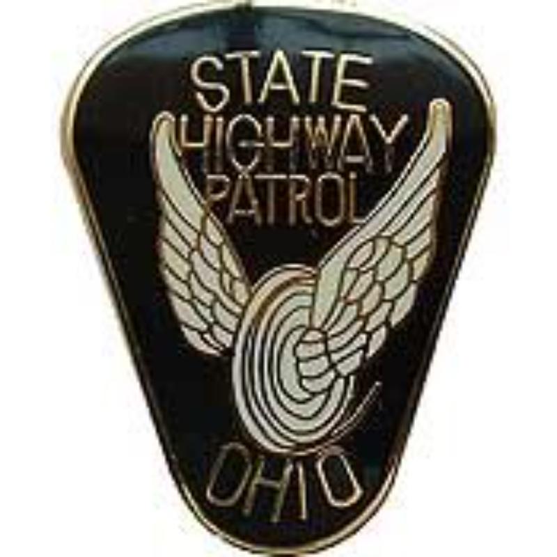 Picture of Eagle Emblems P02535 Pin - Police Patch&#44; Ohio - 1.125 in.