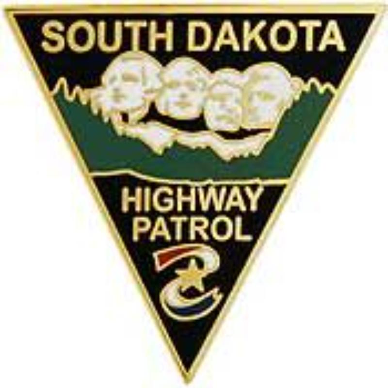 Picture of Eagle Emblems P02541 Pin - Police Patch&#44; South Dakota - 1.125 in.