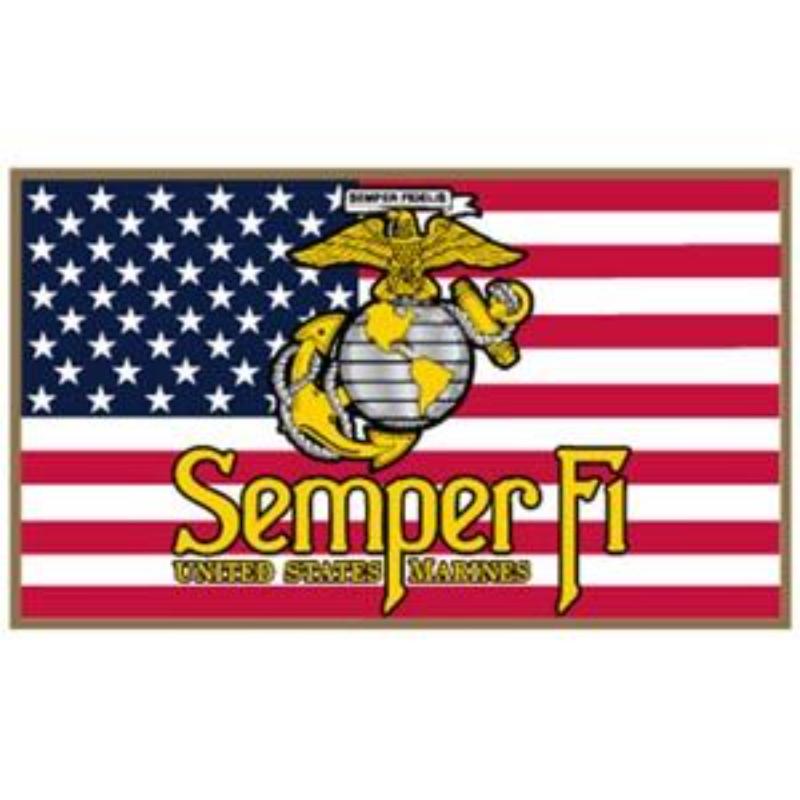 P02778 Pin - USMC, Semper FI USA - 1.125 in.