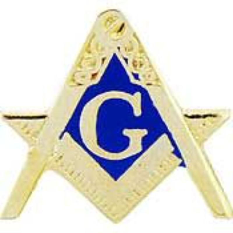P13000 Pin - Orange, Masonic Cutout - 0.75 in.