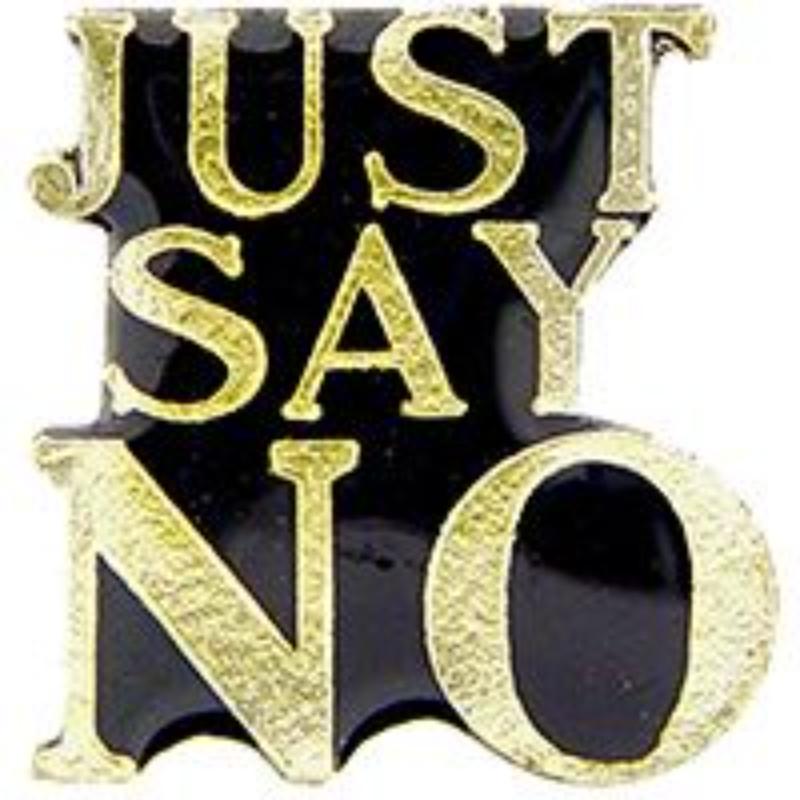 P06854 Pin - Just Say No - 1 in.