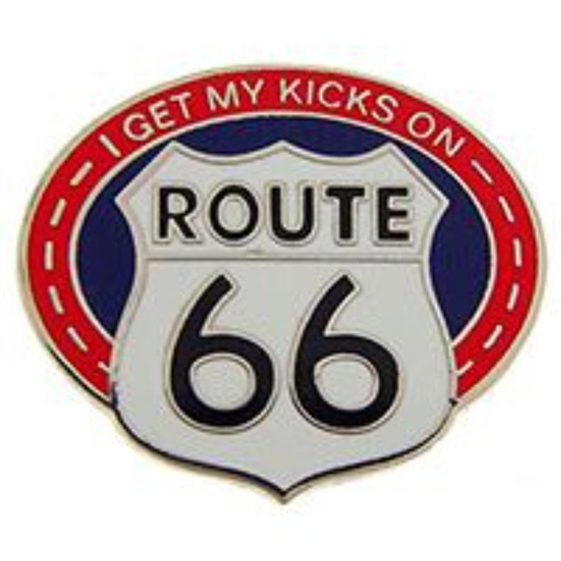 P06978 Pin - Route, 66, Get Kick - 1 in.