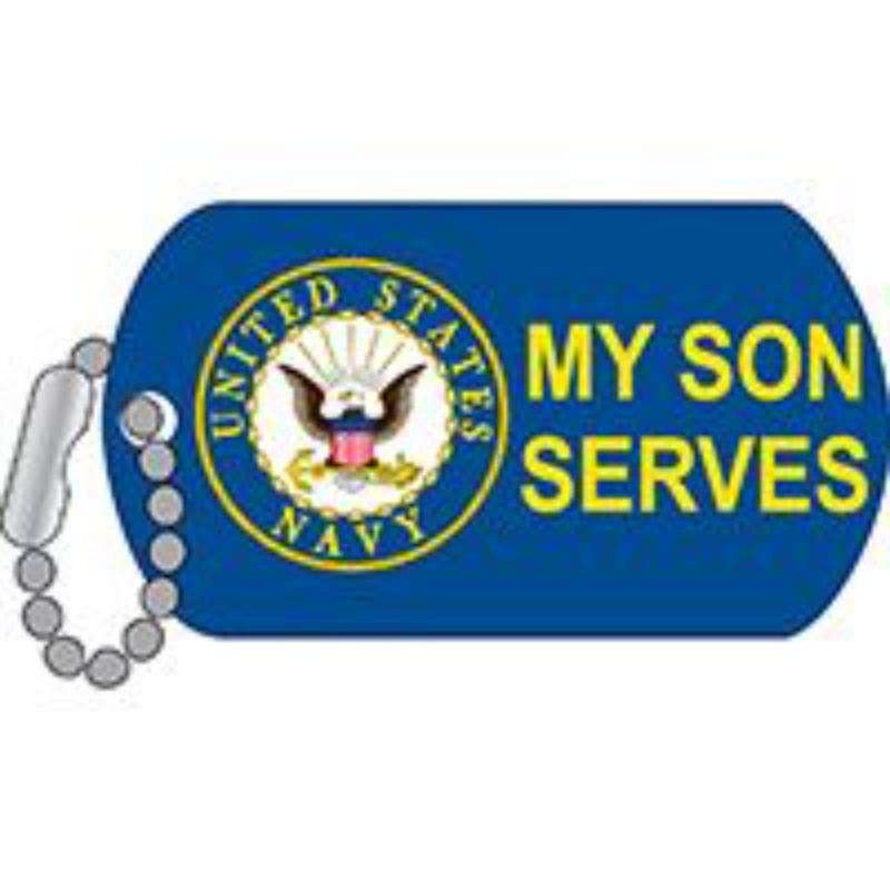 P13007 Pin - USN Logo, Son - 1.25 in.