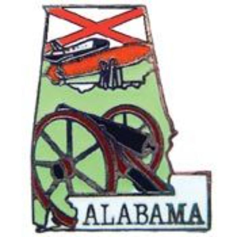 P09201 Pin - Alabama - 1.625 in.