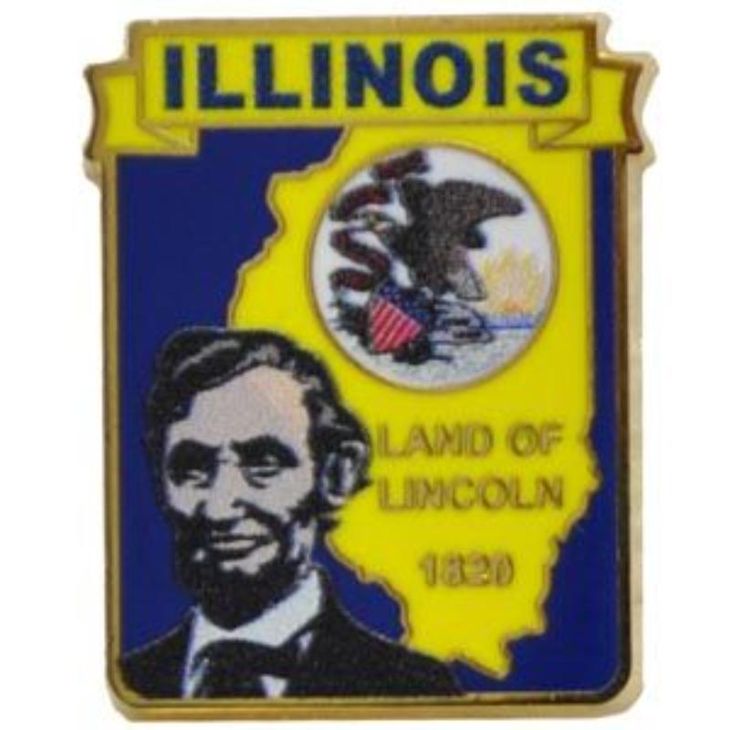 P09214 Pin - Illinois - 1 in.