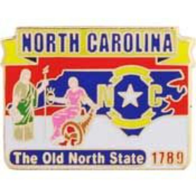 P09234 Pin - North Carolina - 1 in.