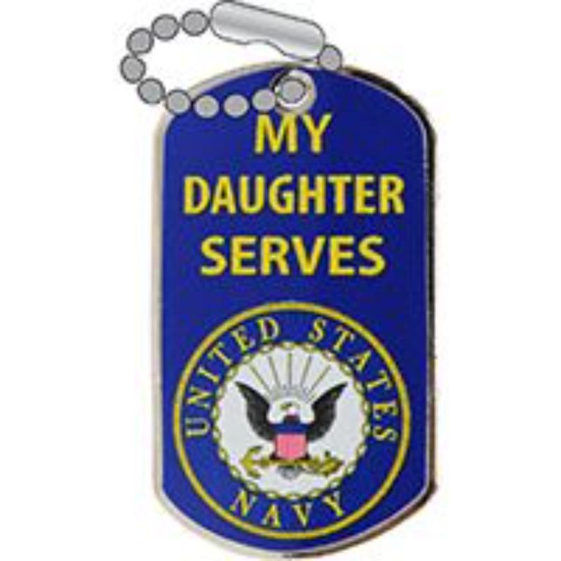P13008 Pin - USN Logo, Daughter - 1.25 in.