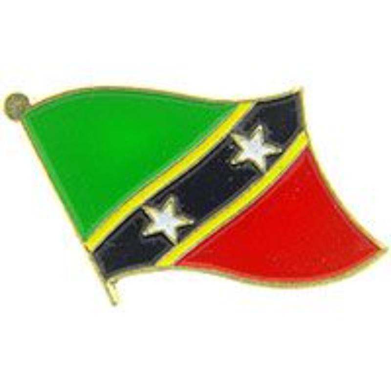 P09654 Flag Pin - St. Kitts & Nevis - 1.625 in.