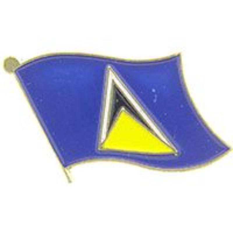P09655 Flag Pin - St.Lucia - 1.625 in.