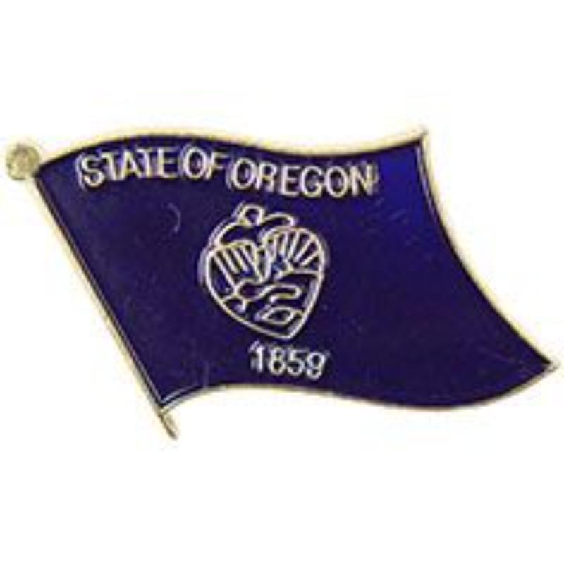 P09938 Flag Pin - Oregon - 1.625 in.