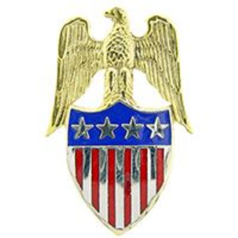 Army Aide General Pin - Gold - 1.25 in. - Set of 4 - Durable Design