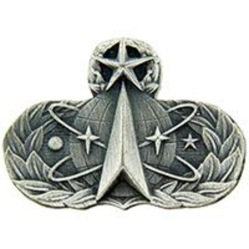Mini Wing Pin - USAF Space Operations Master - 0.88 in. - Durable Design