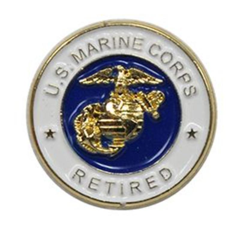 P12336 Mini Pin - USMC, Retired - 0.63 in.
