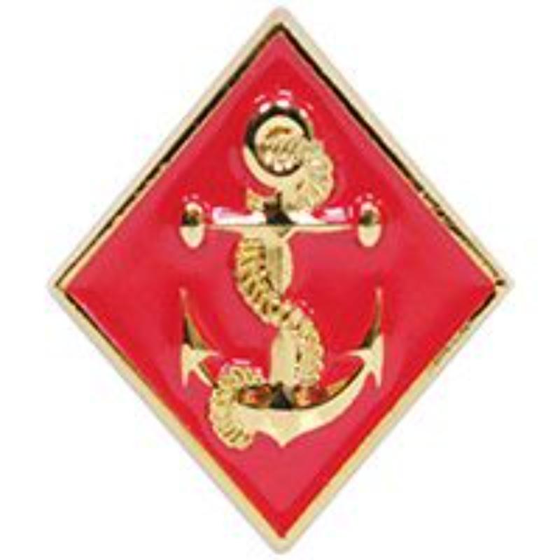 P12675 Pin - USN, Anchor Ships Detach - 1.125 in.