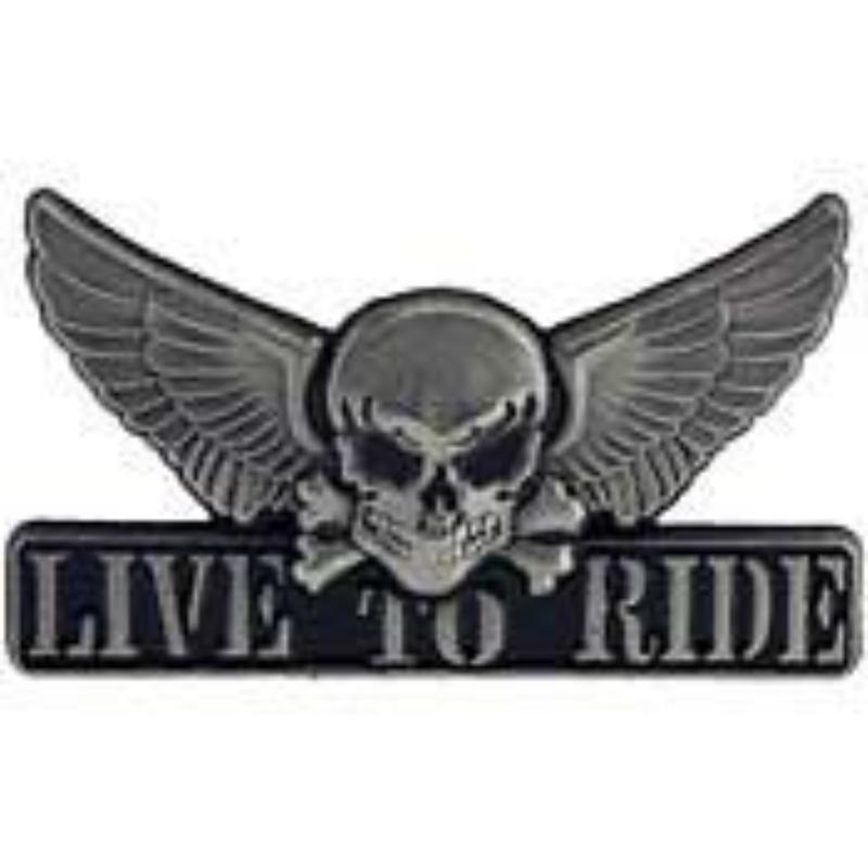 P13001 Wing Pin - Live To Ride - 1.25 in.